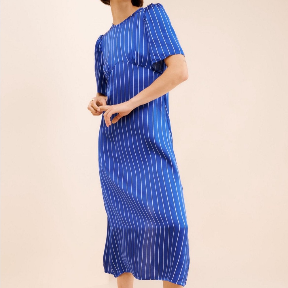 Baum und Pferdgarten Avigail Pinstripe Midi Dress